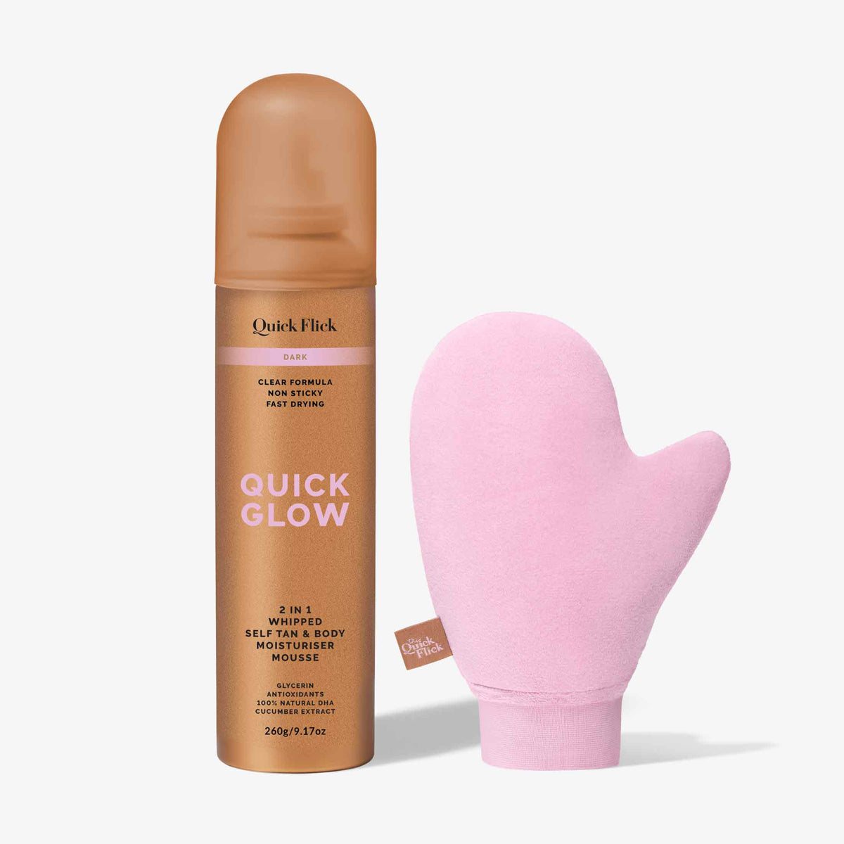 Dark Whipped Tan & Body Moisturiser Mousse