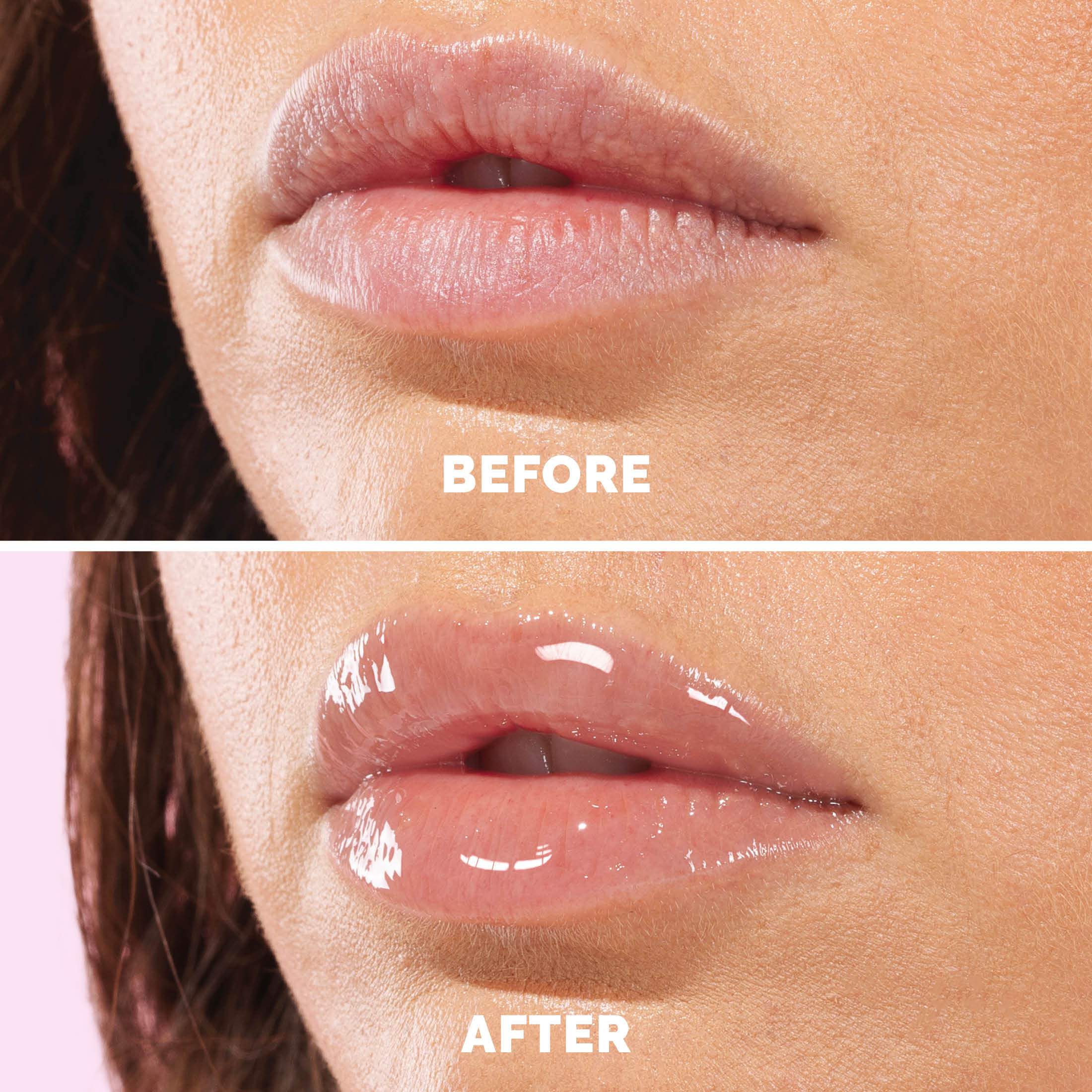 SPF50 3 in 1 Hydrate & Plump Honey Lip Oil - Quick Screen - Quick Flick UK