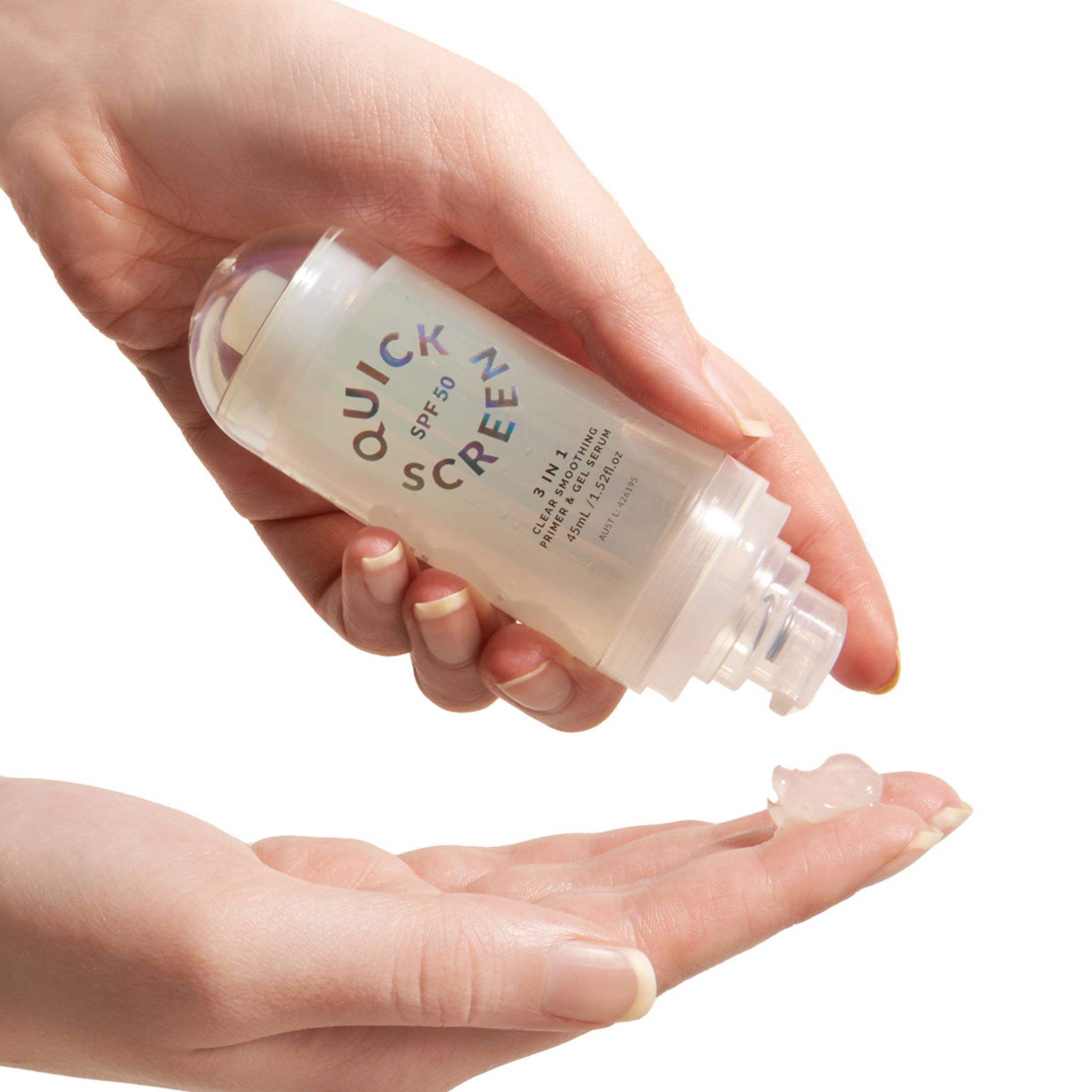 SPF50 Clear Smoothing Primer & Gel Serum - Quick Screen - Quick Flick UK