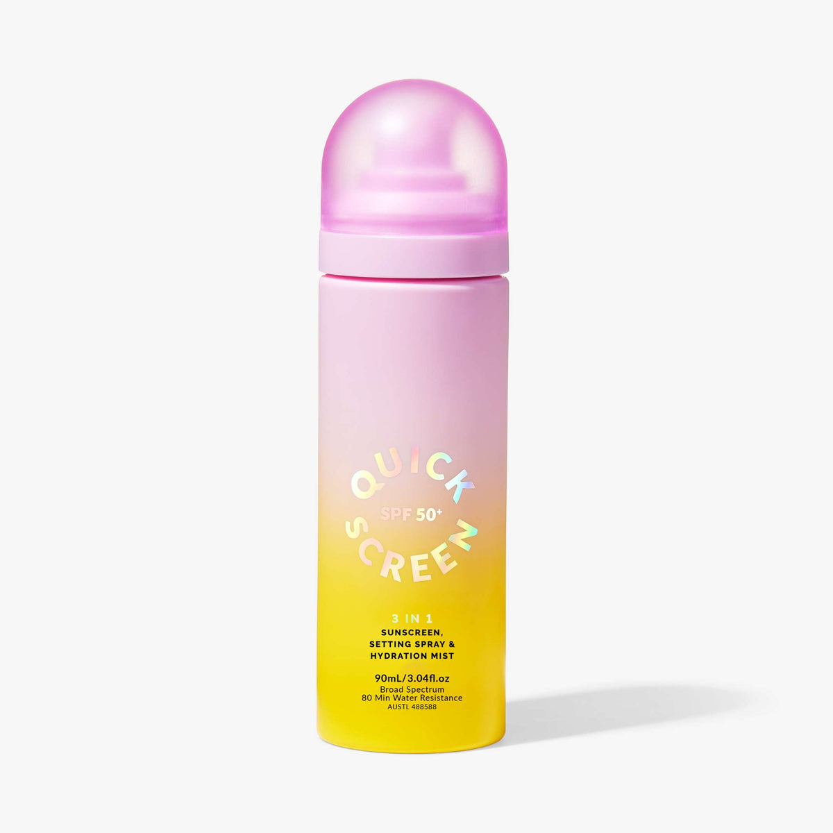SPF50+ 3 in 1 Sunscreen, Setting Spray & Hydration Mist - Quick Screen - Quick Flick UK