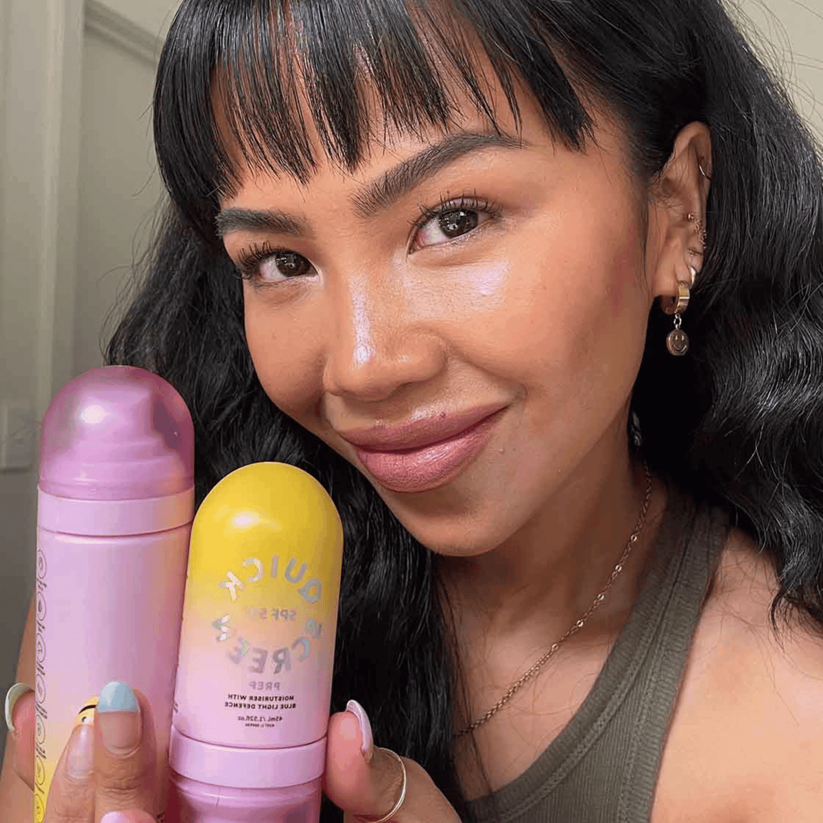 SPF50+ 3 in 1 Sunscreen, Setting Spray & Hydration Mist - Quick Screen - Quick Flick UK