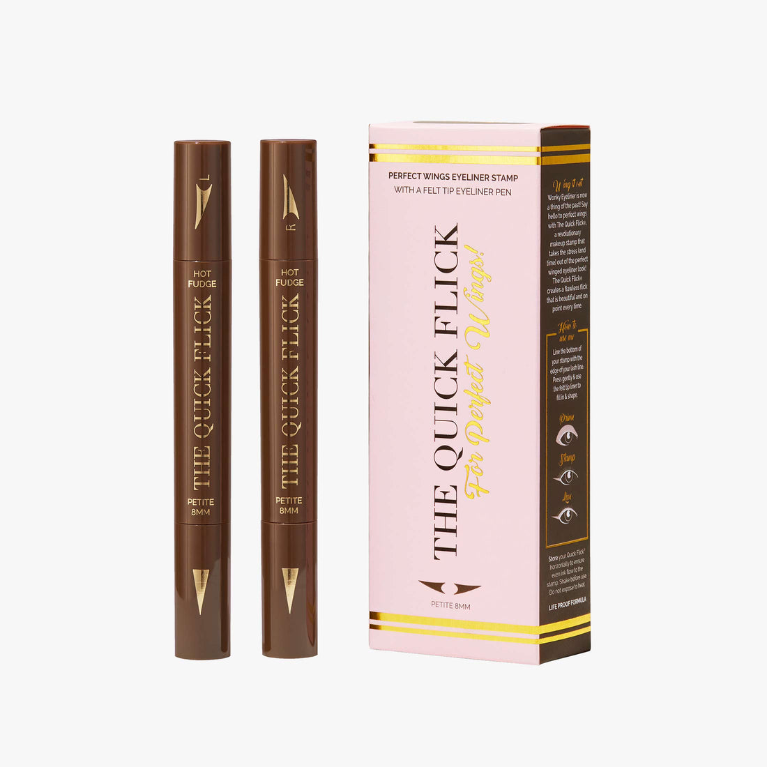 Eyeliner Stamp / 4 Sizes - Hot Fudge - The Quick Flick - Quick Flick UK