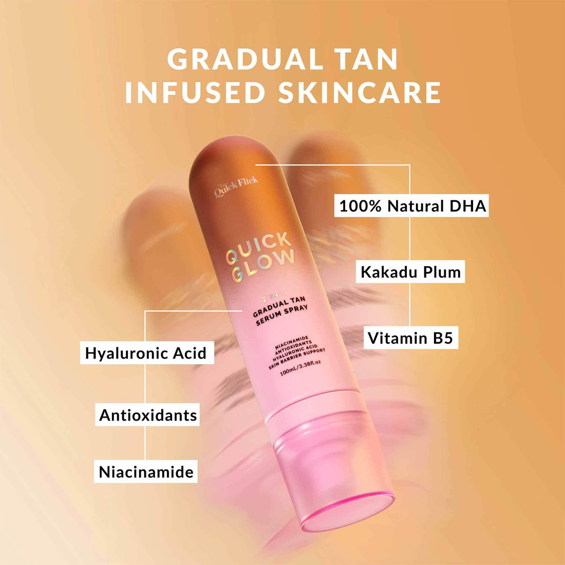 Gradual Tan Serum Spray - Quick Glow - Quick Flick UK