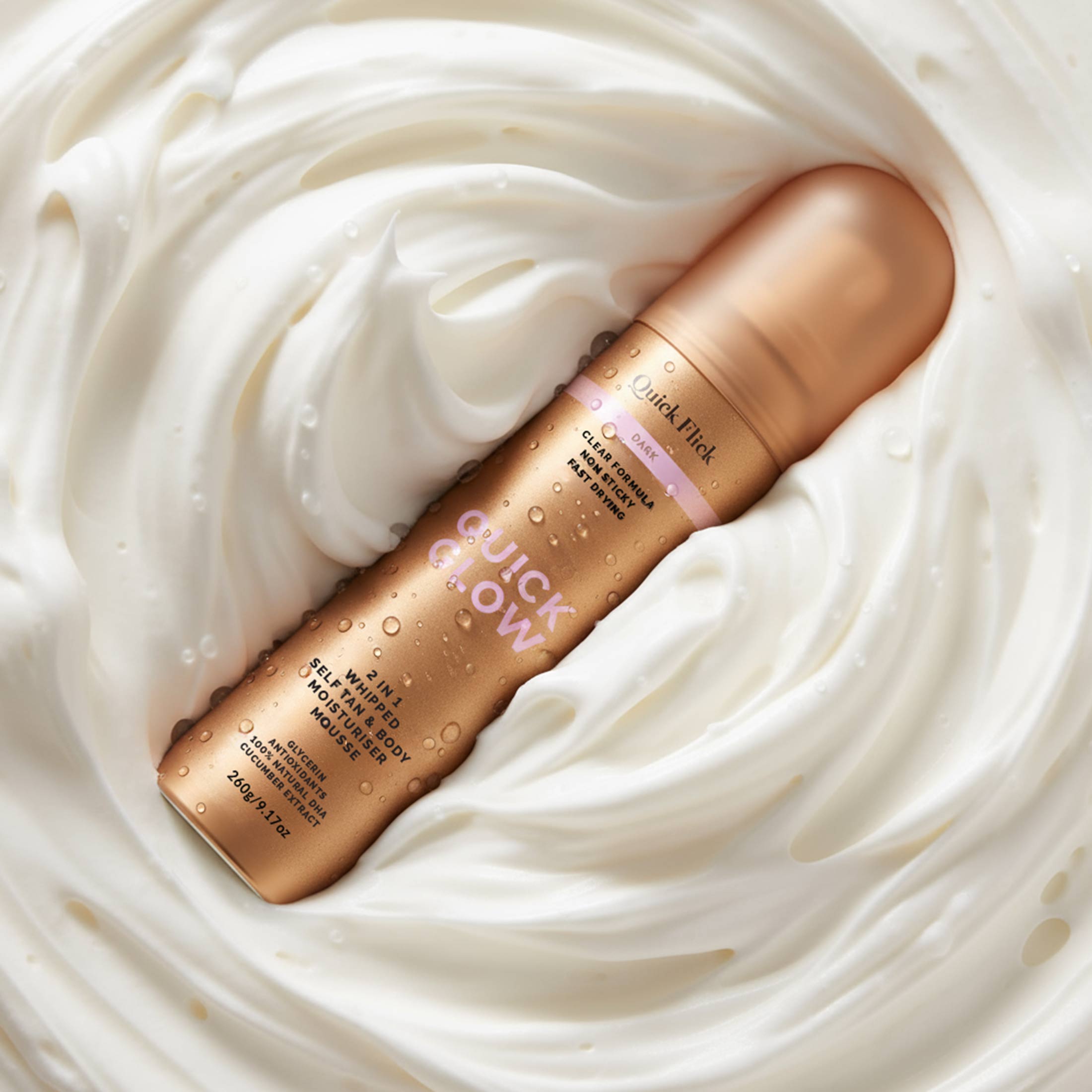 Dark Whipped Tan &amp; Body Moisturiser Mousse