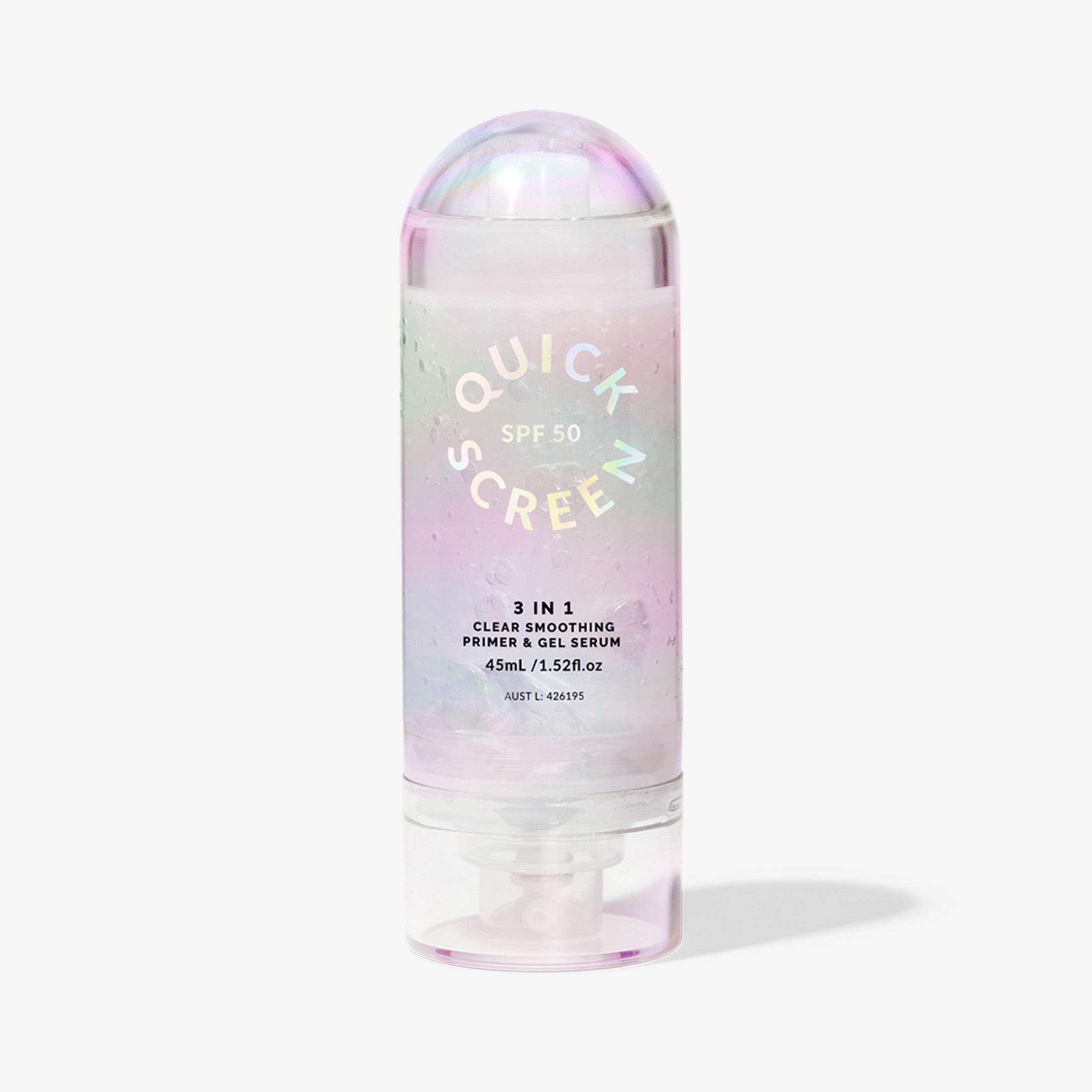SPF50 Clear Smoothing Primer &amp; Gel Serum - - Quick Flick 