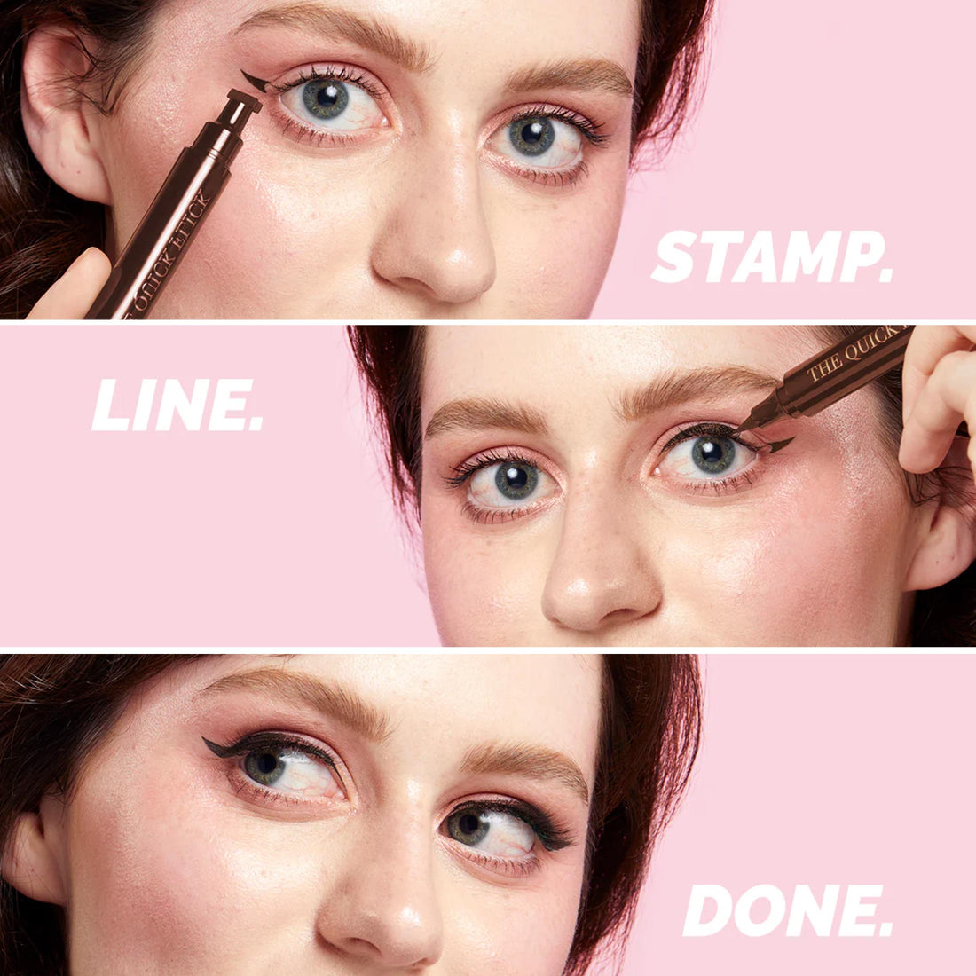 Eyeliner Stamp / 4 Sizes - Hot Fudge - The Quick Flick - Quick Flick UK