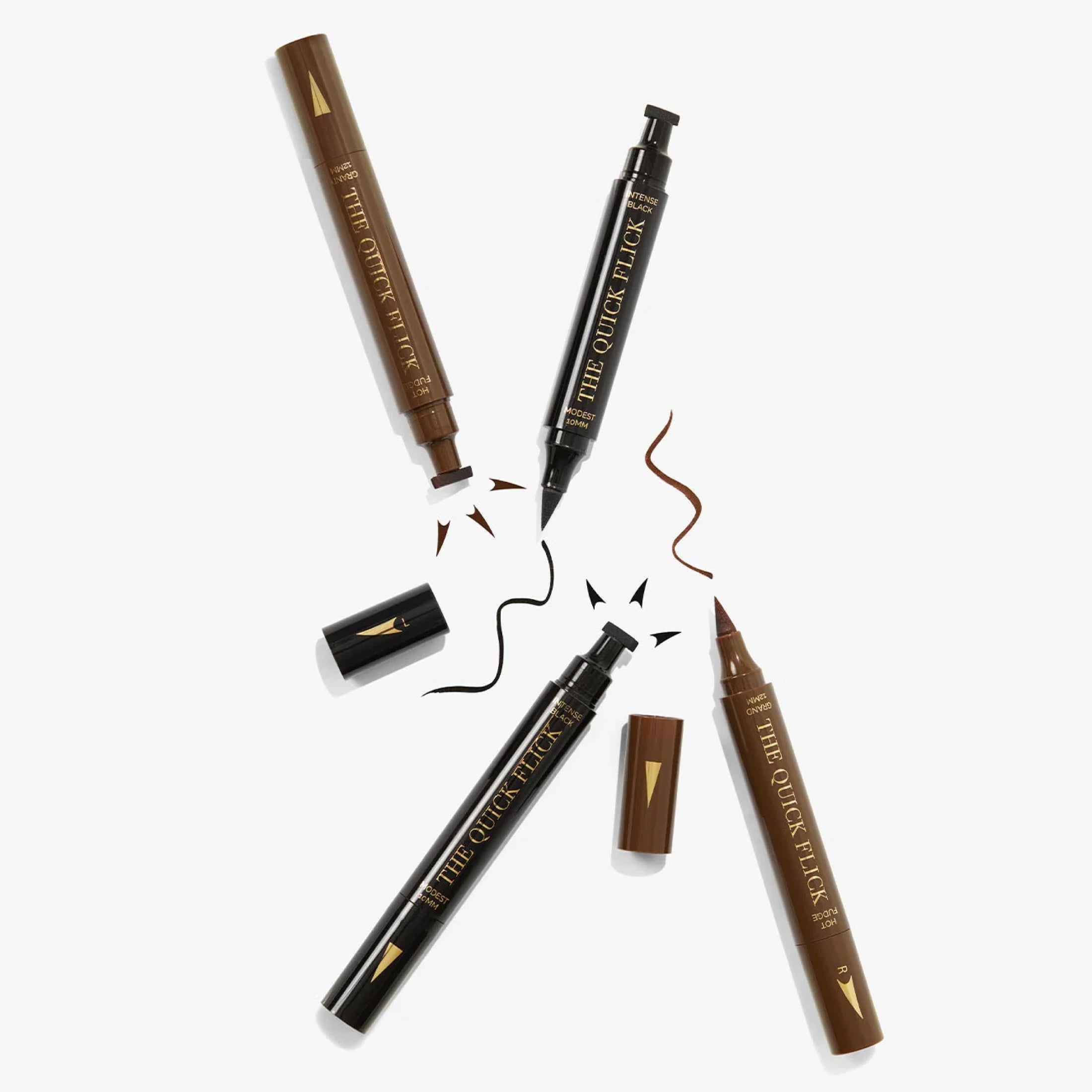 Eyeliner Stamp / 4 Sizes - Hot Fudge - The Quick Flick - Quick Flick UK