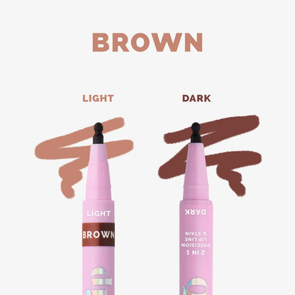 2 in 1 Double Sided Precision Lip Liner &amp; Stain