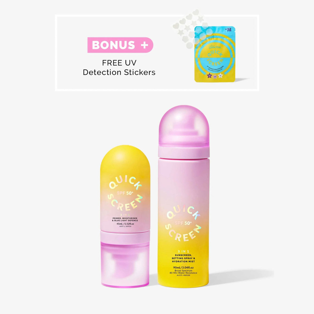 SPF 50+ Prep &amp; Set Bundle